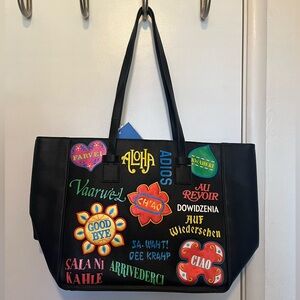 NWT Danielle Nicole x Disney Small World large tote